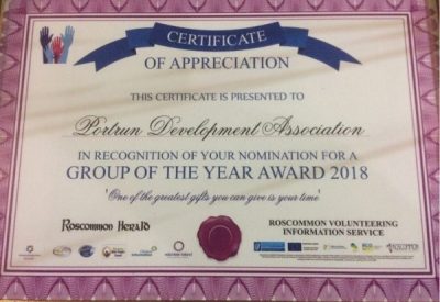 Roscommon Volunteer Awards 2018 Ceremony